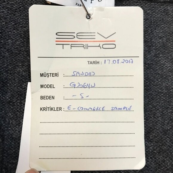 Sandro Paris Italian Yarn Alpaca/Wool Blend Zip Sweater Jacket - Size Small - Picture 5 of 9